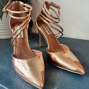 Steve Madden Gold Heels